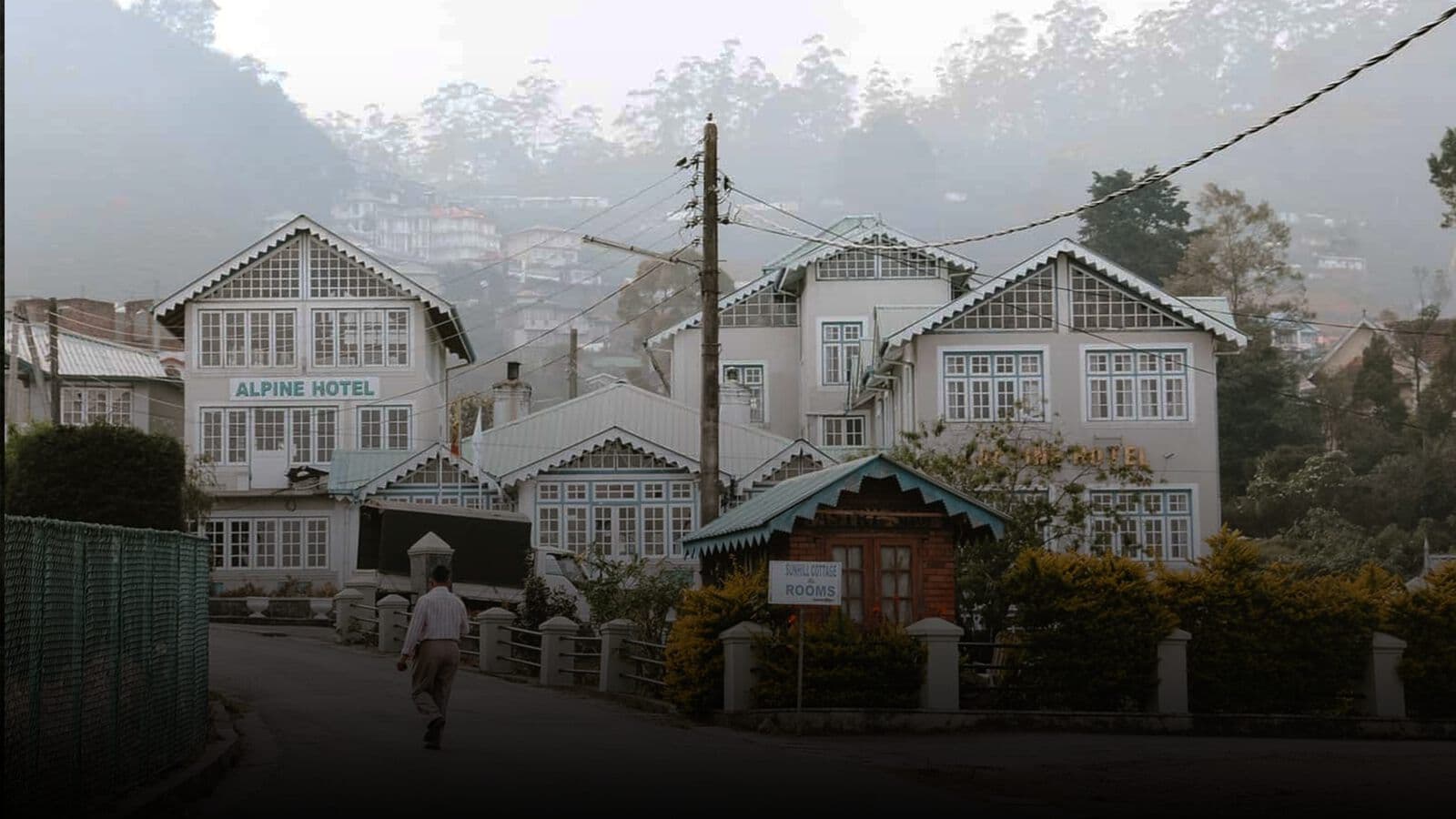 A colonial hotel in the hill station at Nuwara Eliya