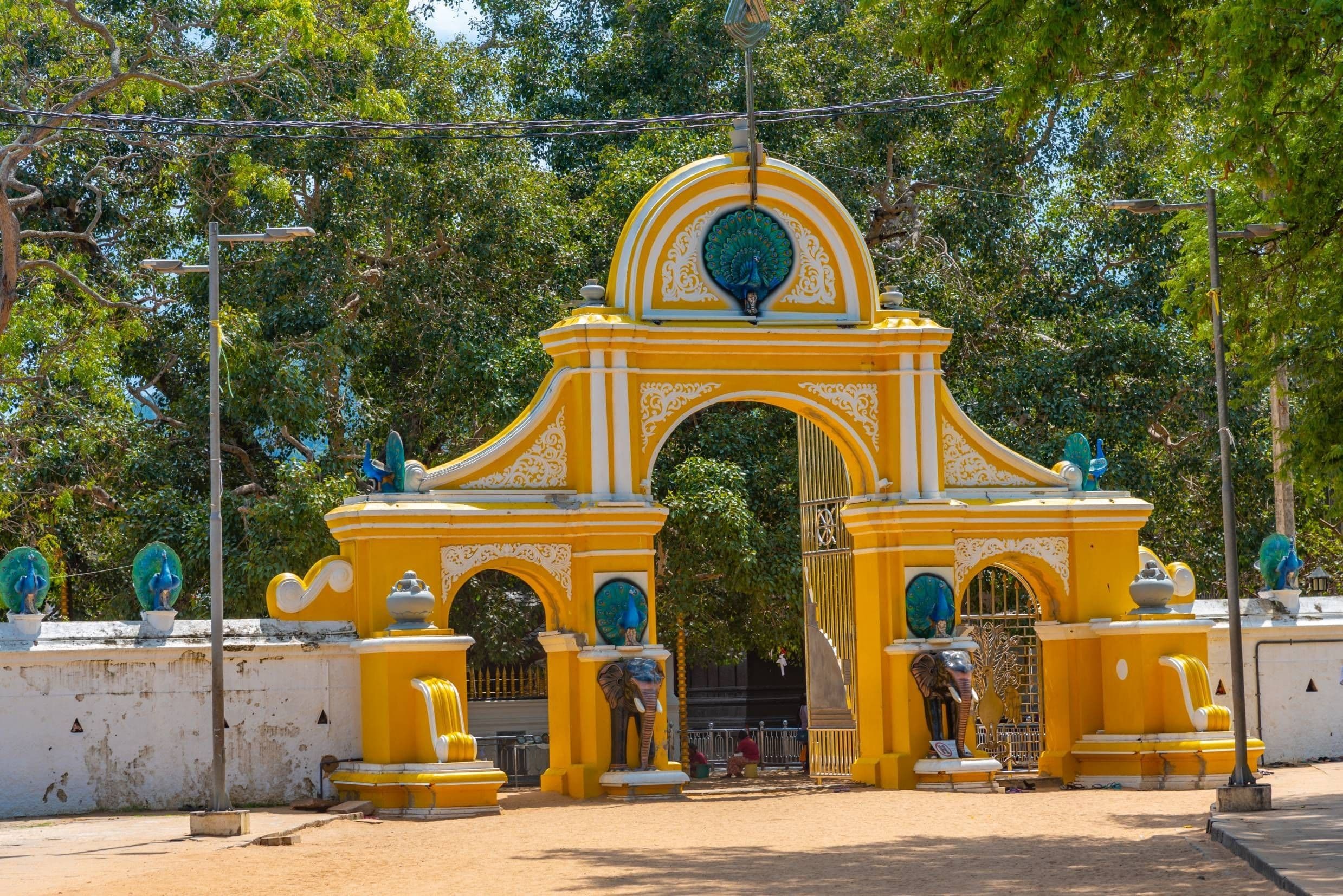 The southeast with Kataragama marked