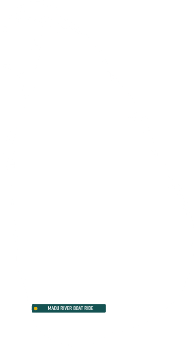 Sri Lanka with the Madu River pinned