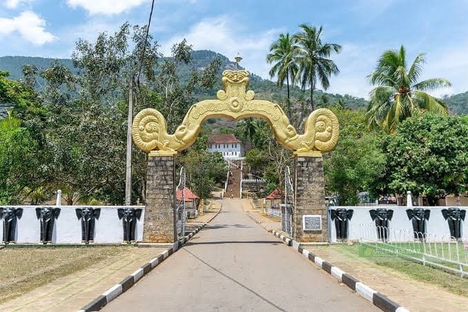 The central highlands with Matale marked