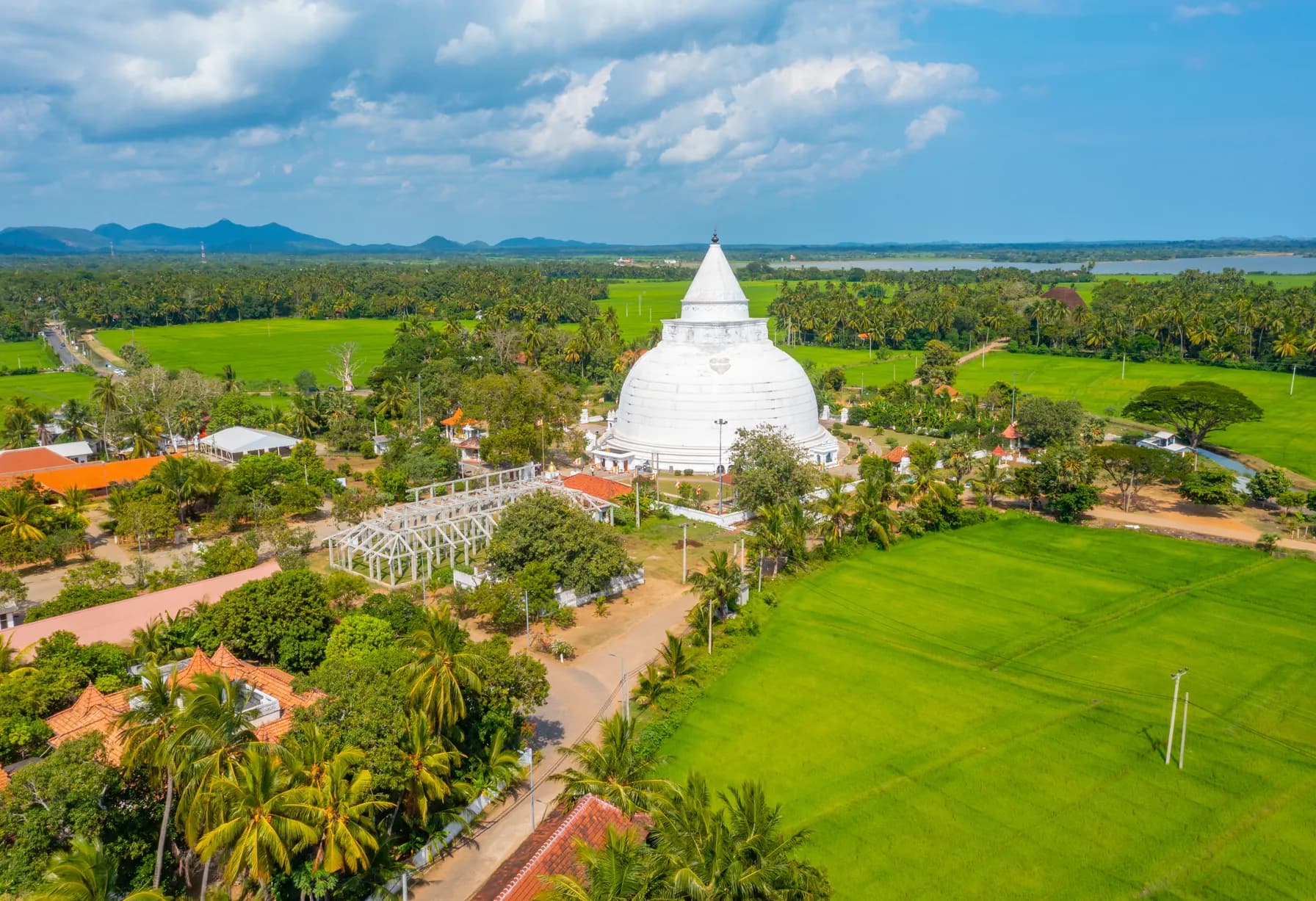The deep south with Tissamaharama marked