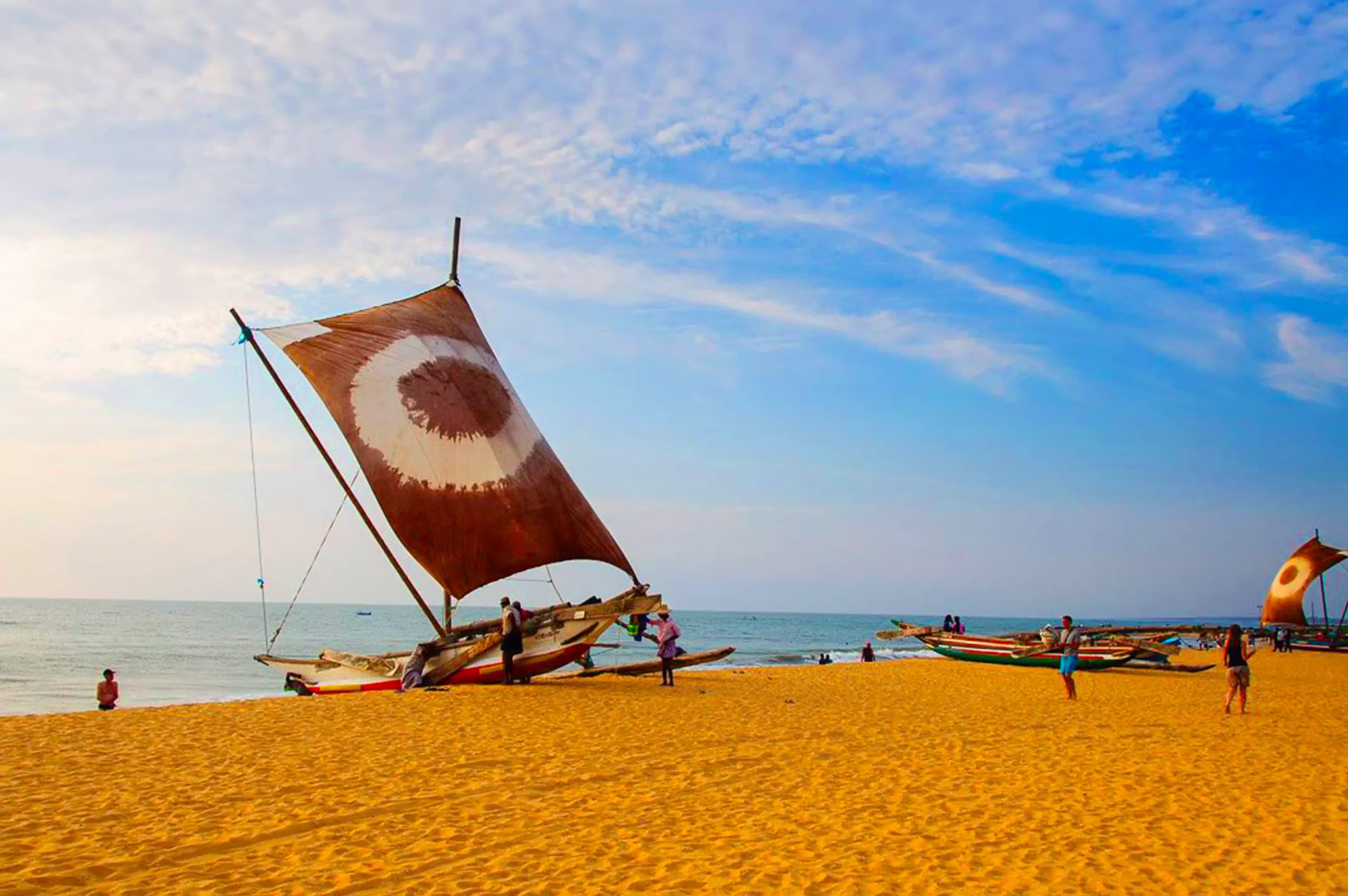 The west coast with Negombo marked